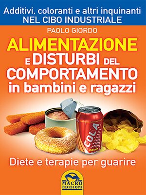 cover image of Alimentazione e disturbi del comportamento in bambini e ragazzi